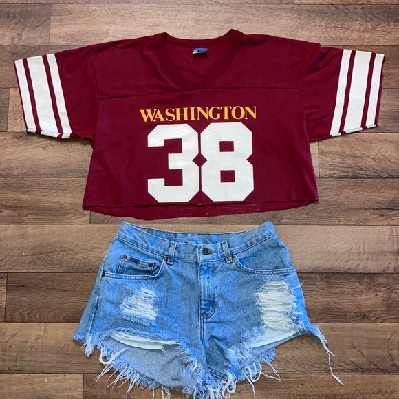 ❗️SOLD❗️Vintage Redskins George Rodgers Jersey Tee - Picture 3 of 7